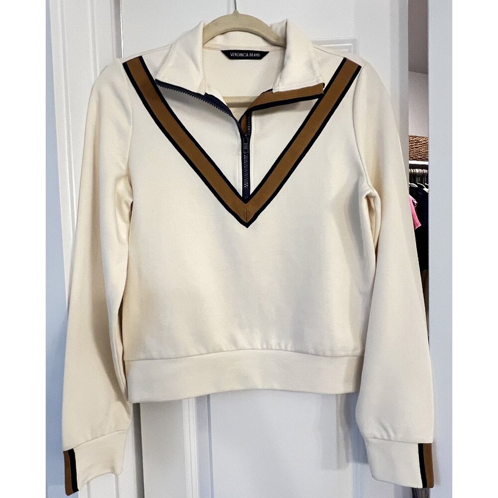 Veronica Beard half zip sweater, Size small, never worn